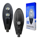 Lampara Led Suburbana Tipo Cobra Bifasica Con Fotocelda 90w