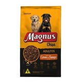 Ração Magnus Premium Chips Cães Adultos Carne/frango 15kg