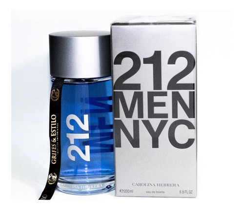Perfume 212 Men Nyc 200 Ml Carolina Herrera Original Adipec