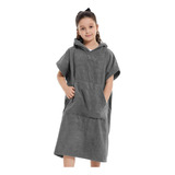 Toalla Cambiadora Para Niños, Poncho De Surf Absorbente Con 