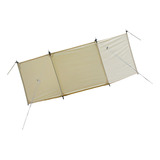 Parabrisas Al Aire Libre A Rectángulo 250cmx70cm Beige