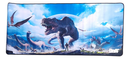 Mousepads Gamer Tiranosaurio Xl 90x40 Cm Antideslizante