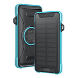 Cargador Portátil Solar Inalámbrico 10000mah Para Camping O