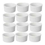 Kit 10 Ramekin Porcelana Ramequim 200 Ml Forno Primeiralinha