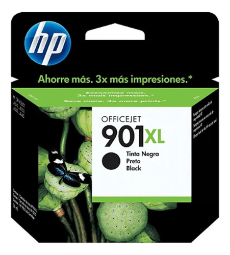 Cartucho De Tinta Negra Hp 901xl De 15,5 Ml