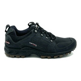 Zapatillas Trekking Cuero Hombre Zapatos  Pegada 150353