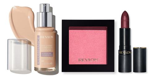 Kit Set Maquillaje Revlon Base De Maquillaje+ Rubor + Regalo