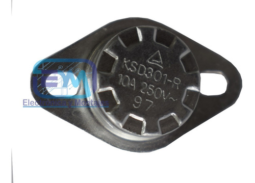 Termostato Manual Ksd301r 97°c 250v 10a Dispensador Kalley  