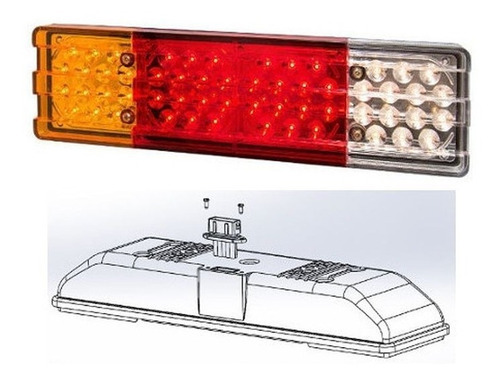 Faro Trasero Electronico Izquierdo Mercedes Baiml 1350ei12s