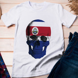 Camiseta Caveira Skull Costa Rica Copa - Dicelli