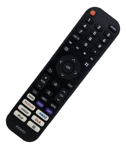 Control Remoto Para Smart Tv Hisense Philco Noblex Sanyo Bgh