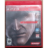 Pacote Metal Gear Ps3 - 4 Jogos