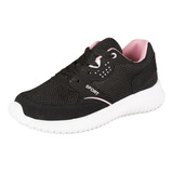 Tenis Deportivo Para Niña Castalia 659-69 Negro