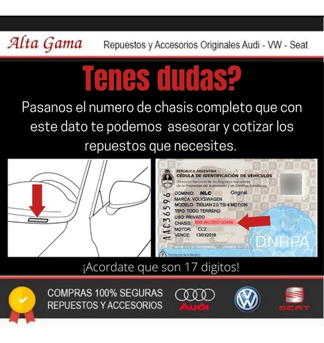 Tapa De Deposito De Agua - Audi - A1 A3 A4 A5 A6 A7 A8 Q3 Q5 Foto 6