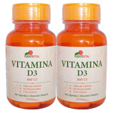 2x Vitamina D3 120 Caps Vegetales 800ui Fuente Vital
