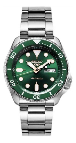 Relógio Seiko 5 Sports  Automático Original Fundo De Vidro