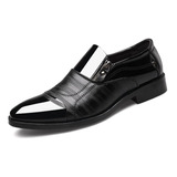Zapatos De Vestir Para Caballero Negro Y Marrón