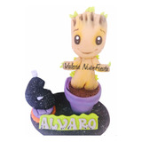 Groot Guardianes Galaxia Cake Topper Pasta Francesa Vela