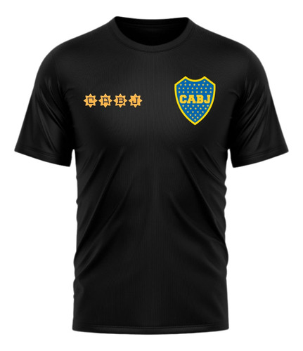 Remera Deportiva - Boca Juniors - Diseño Estampado 