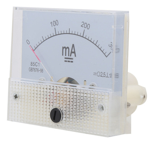 Dc Ammeter 85c1 0 ~ 300ma Puntero Analog Current Panel Teste