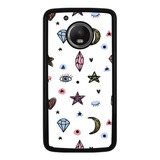 Fundas Protector Uso Rudo Para Motorola Estrellas Lunas