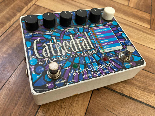 Pedal De Reverb Stereo - Electro Harmonix Cathedral Ehx