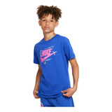 Polera Nike Sportswear Niños Azul