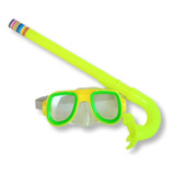 Kit Máscara Mergulho Snorkel Infantil Natação Praia Piscina