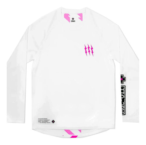 Muc-off Long Sleeve Riders Jersery White L
