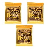 Ernie Ball 09-46 Pack 3 Encordados Guitarra Eléctrica 