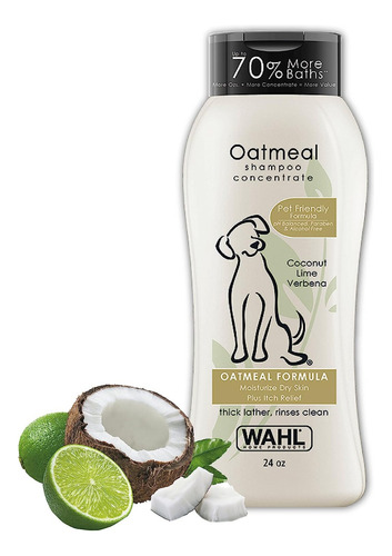 Shampoo - Para Perros Piel Seca Coco Y Avena
