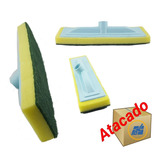 Rodo Abrasivo Esponja Lava Piso E Azulejo Kit 03 Unidades