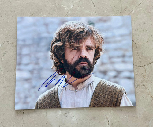 Foto Firmada Peter Dinklage Tyrion Lannister Game Thrones