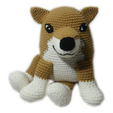 Cheems Peluche Amigurumi Tejido Al Crochet Meme Muñeco 19 Cm