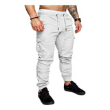 Pantalón Cargo Multibolsillos, Leggings De Hombre