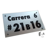 Placa Nomenclatura Dirección - Numero Apartamento- 