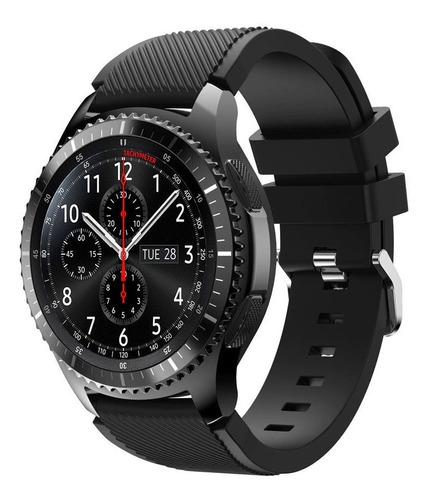 Pulseira De Silicone Para Galaxy Watch4 E 5 - 40mm 44mm 45mm