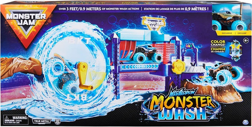 Monster Jam Megadolon Autolavado  Set Monstruoso Spin Master
