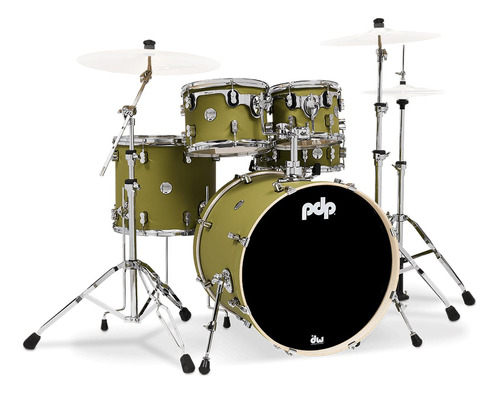 Batería Acústica Concept Maple 5 Piezas Pdcm2215wh-so Pacifi