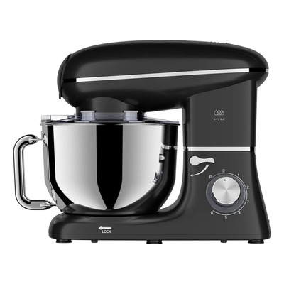 Batidora De Pedestal De 6l Con Accesorios Avera Bam02 Negro Negro 60 Hz | Meses sin interés