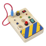 Interruptor Led Tablero Ocupado Montessori Botón De Juguete