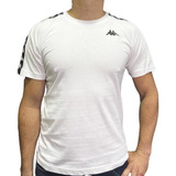 Kappa Remera Hombre - Banda Coem Slim Whtblck