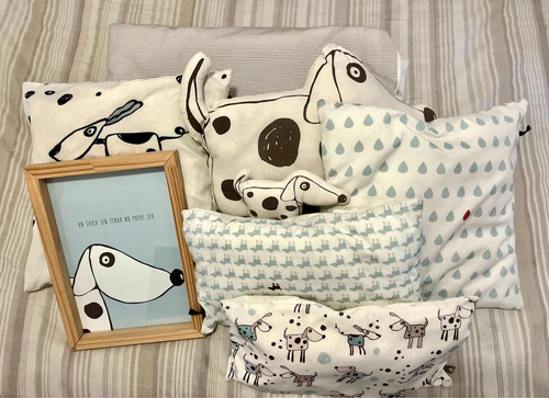 Set Acolchado Y Almohadones Para Cuna