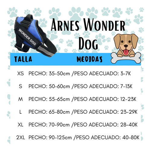 Mbn Arnés Wonder Dog Talla Xs #pt015xs