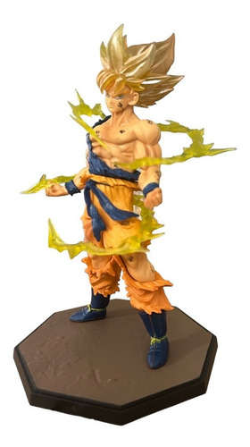 Dragon Ball Z Goku Figura De Colección Super Sayayin Esferas