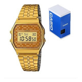 Reloj Casio Dorado A159 100% Original Envío Full