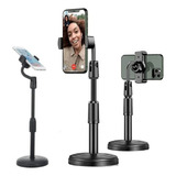 Suporte Para Celular Smartphone De Mesa Tripé Foto Vídeo