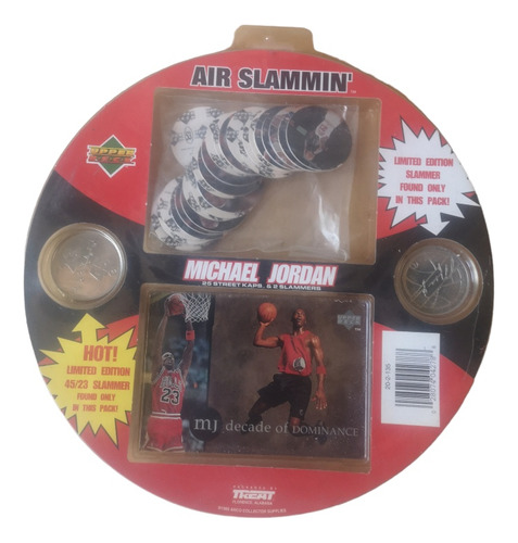 Colección Rara Michael Jordan Tazos, Monedas Y Carta Gigante