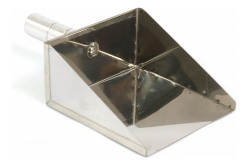 Pá De Cinza Inox Para Limpeza De Churrasqueira Forno Grill