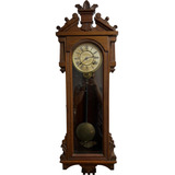 Relógio Antigo Ansonia Classico 2 Cordas 1,28m Altura 